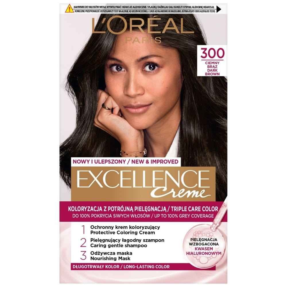 L’Oréal Paris Excellence Crème 300 Châtain Foncé | Coloration Permanente