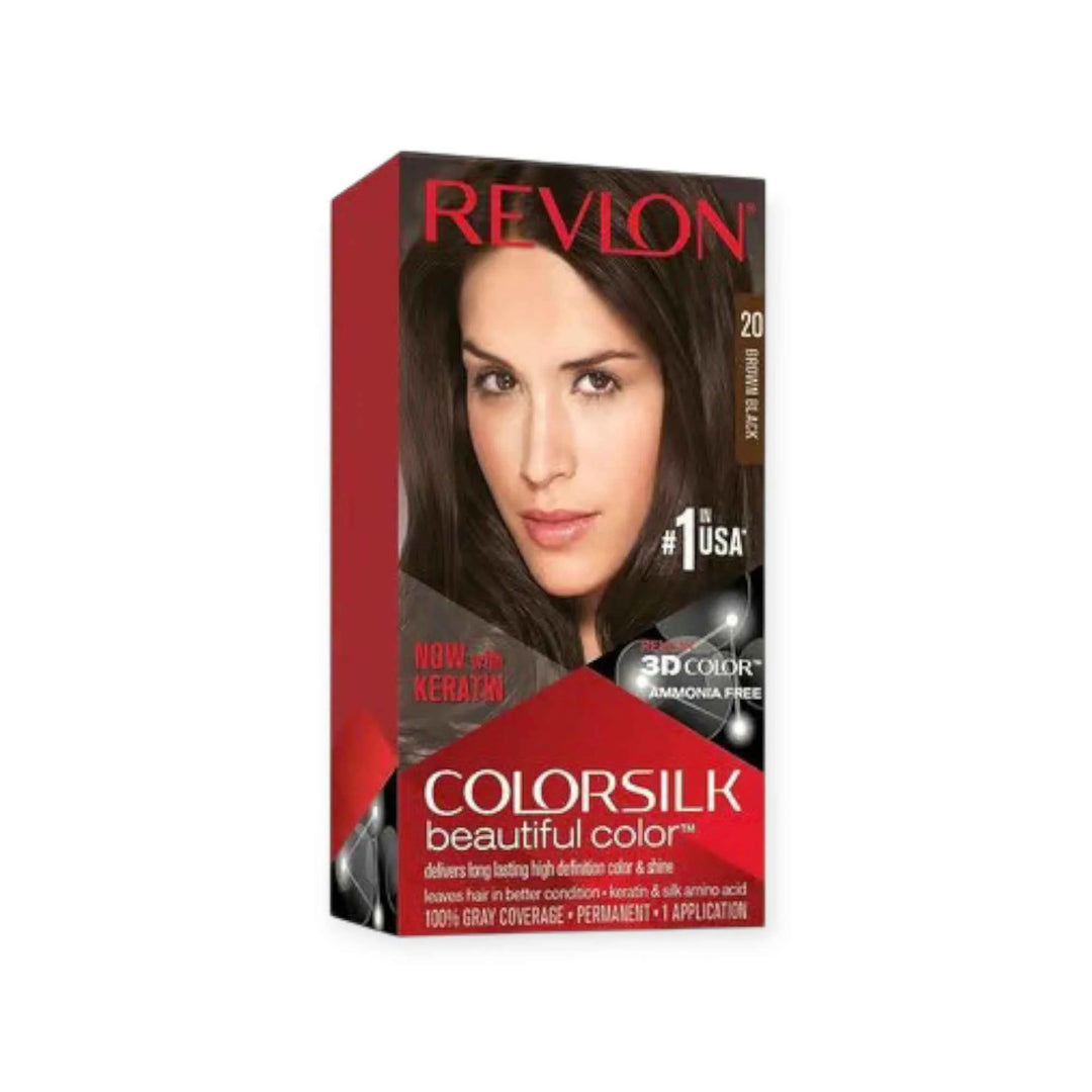 ColorSilk Beautiful Color 20 Brun Noir – Coloration Permanente Sans Ammoniaque