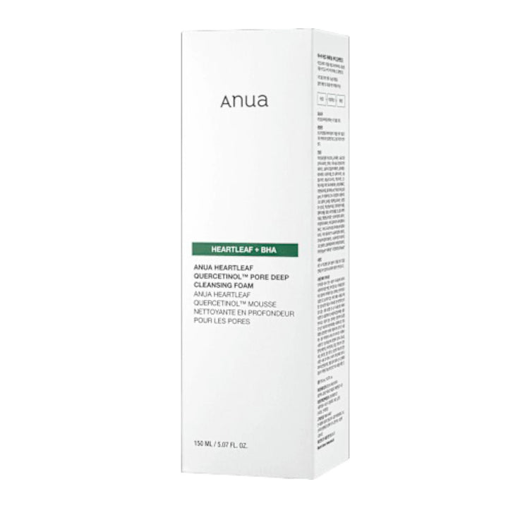 Anua Heartleaf BHA Cleansing Foam – Mousse Nettoyante Profonde Anti-Pores 150ml