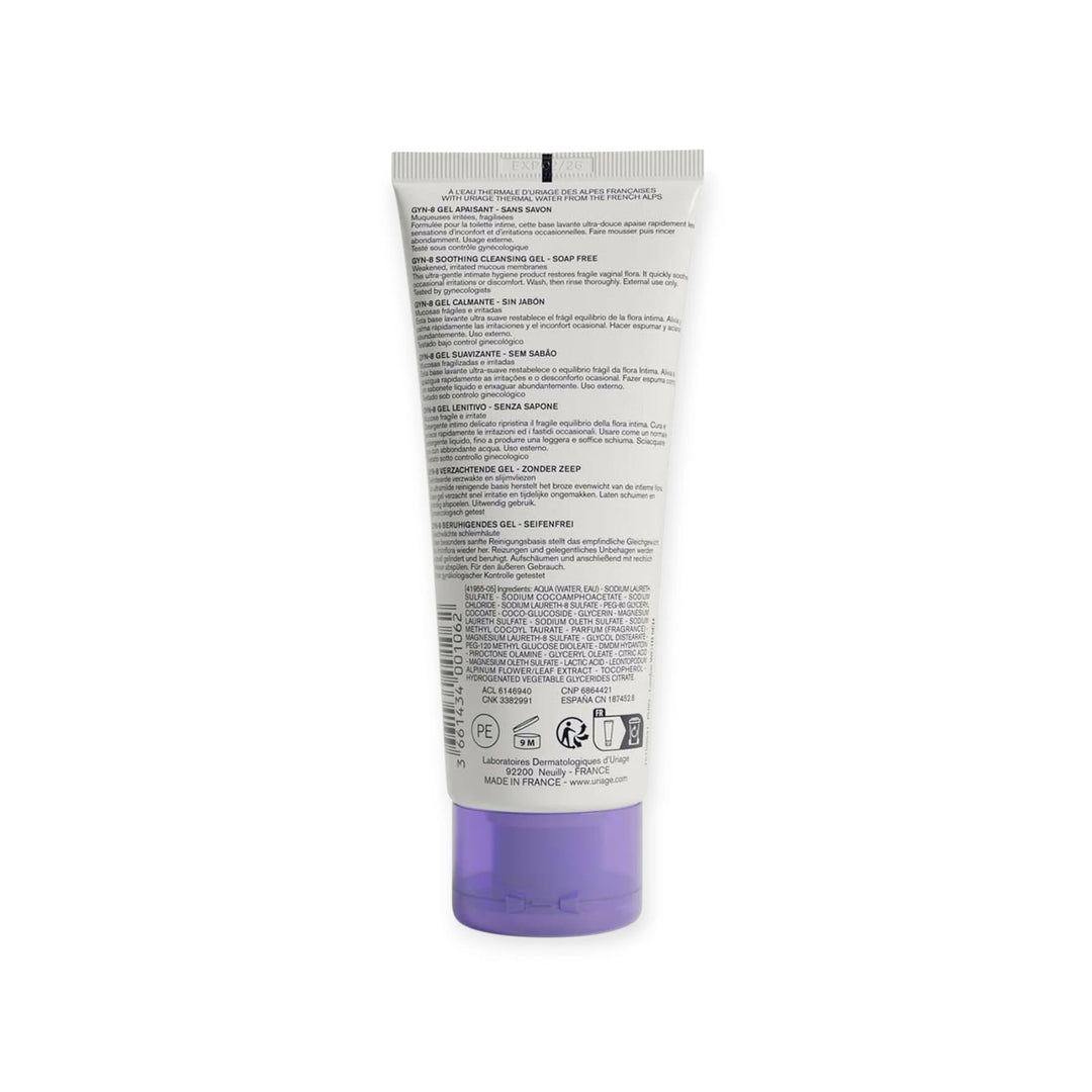 Gyn-8 d’Uriage – Gel Nettoyant Apaisant pour l’Hygiène Intime