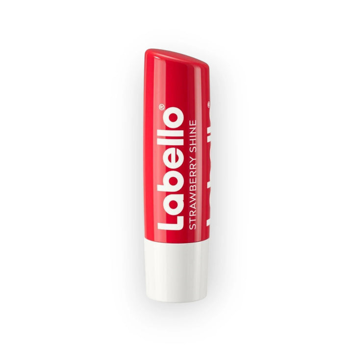 Labello Strawberry Shine – Baume à Lèvres Parfumé &amp; Teinté à la Fraise.