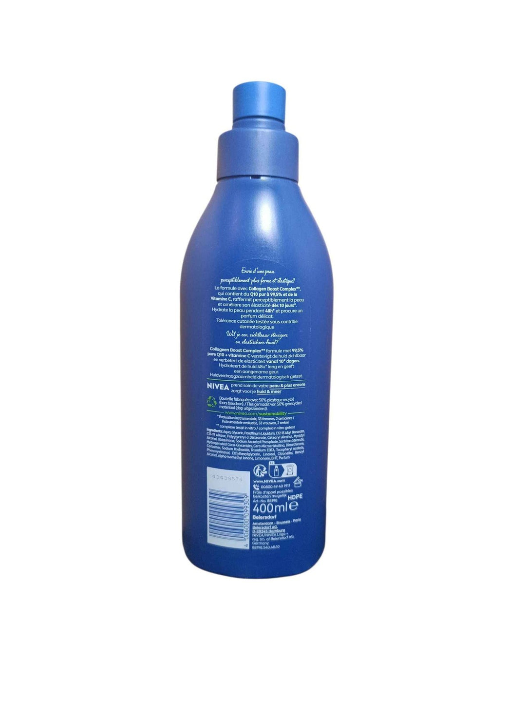 Nivea Body Milk Firming Q10  Pompe – Lait Corps Hydratant 400 ml