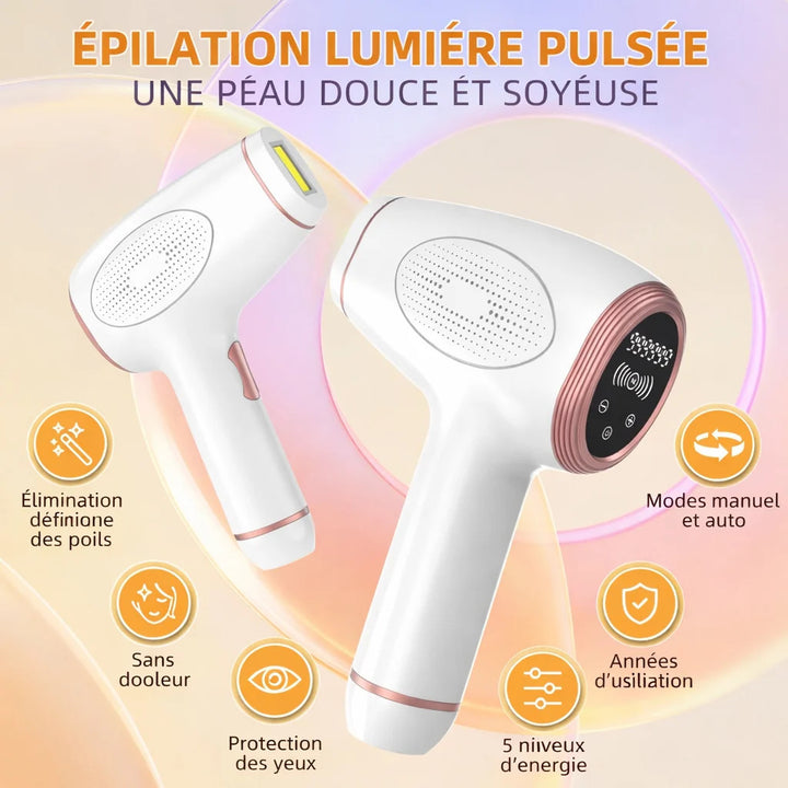 Épilateur IPL Haute Performance – Votre Secret pour une Peau Lisse et Douce