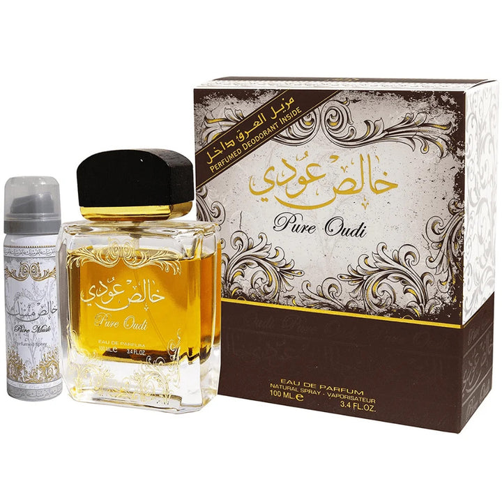 🪵 Pure Oudi – Coffret Parfum Eau de Parfum 100ml + Déodorant
