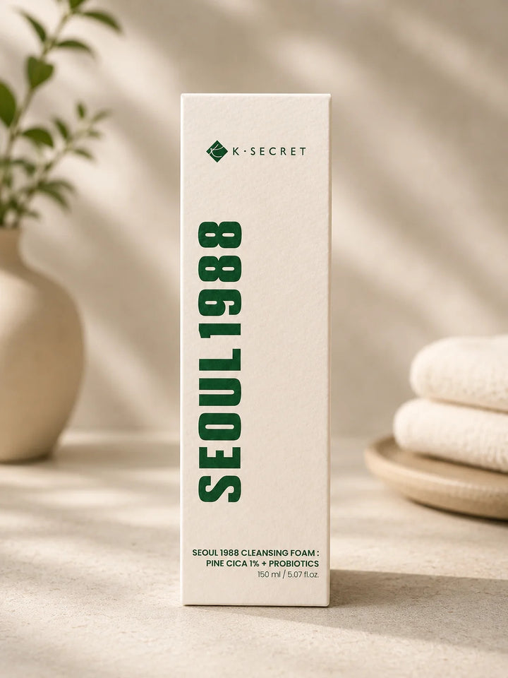 Seoul 1988 : Mousse Nettoyante Équilibrante au Pine Cica 1% &amp; Probiotiques