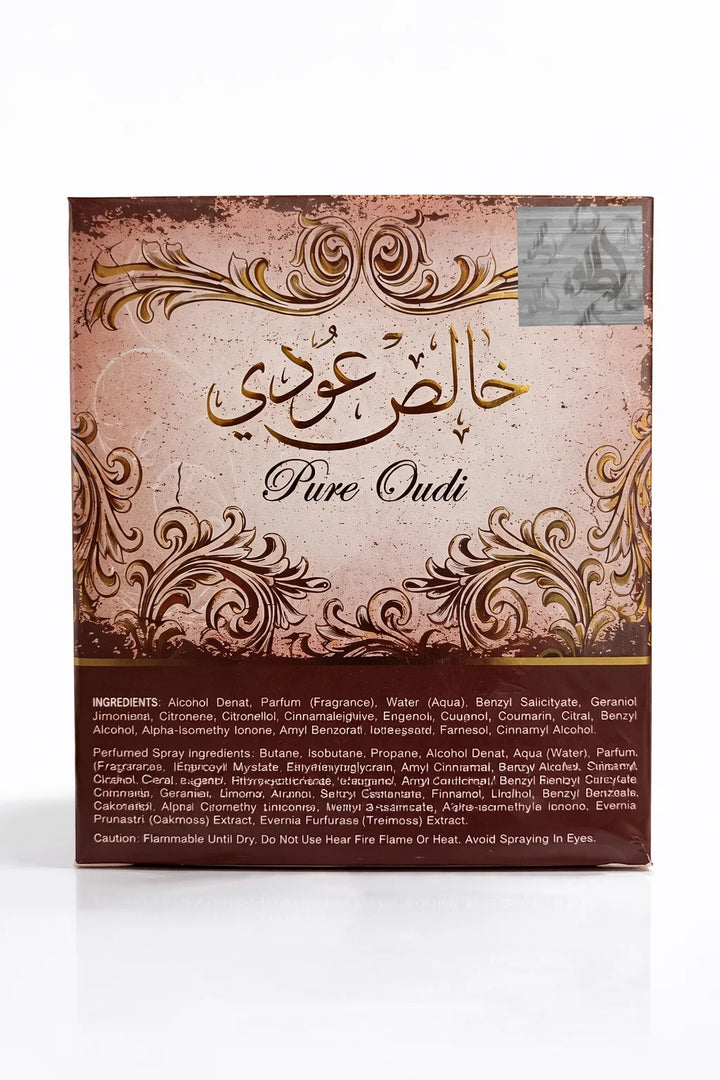 🪵 Pure Oudi – Coffret Parfum Eau de Parfum 100ml + Déodorant