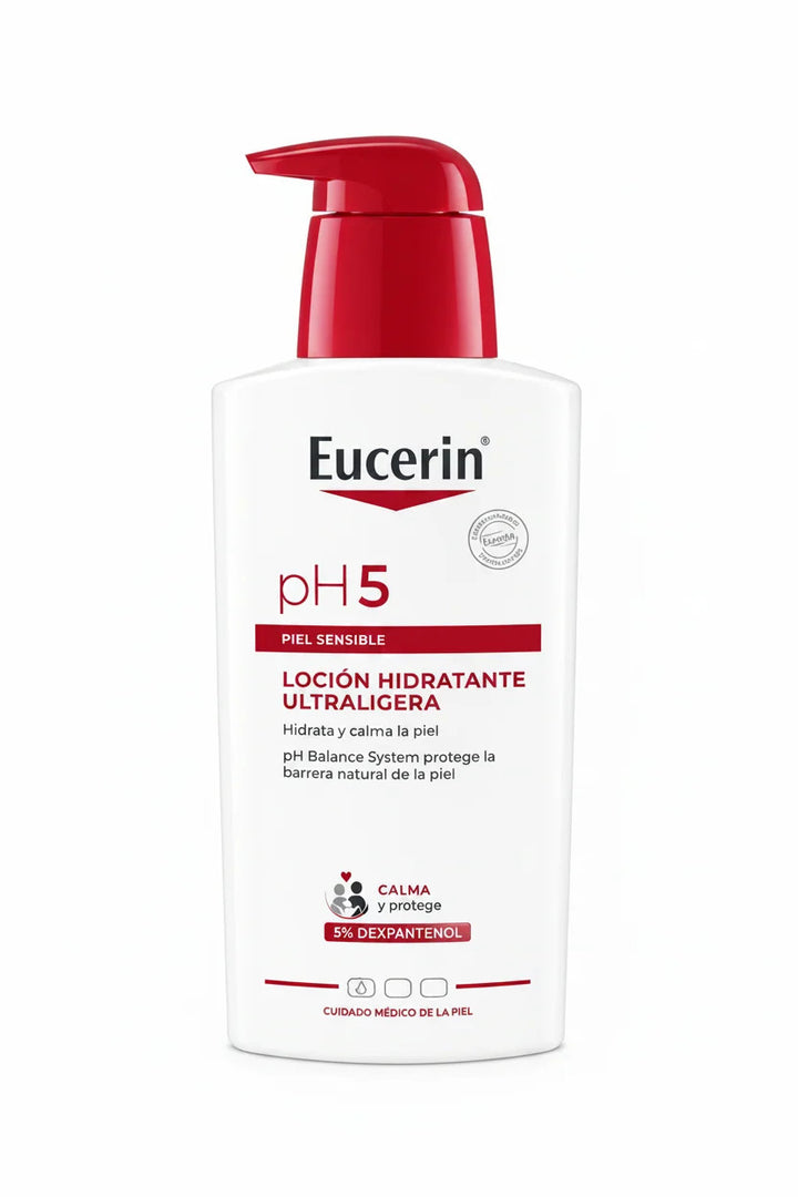 Eucerin pH5 – Lotion Hydratante Ultralégère Peau Sensible – 400 ml