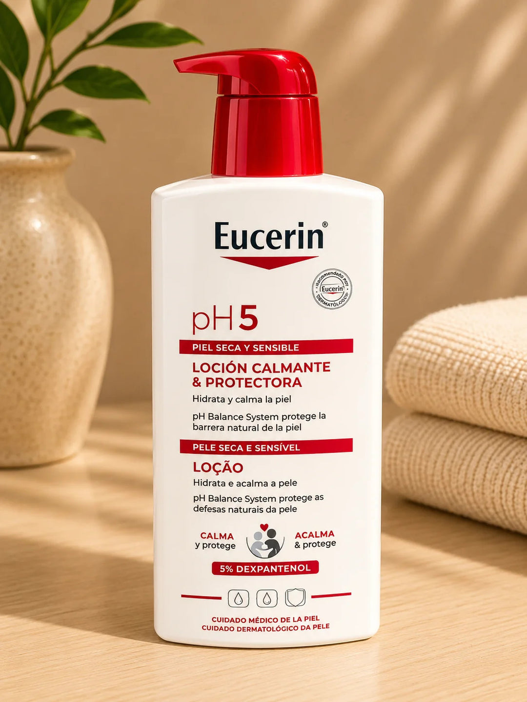 Eucerin pH5 Lotion Calmante &amp; Protectrice – Peaux Sèches et Sensibles – 400 ml