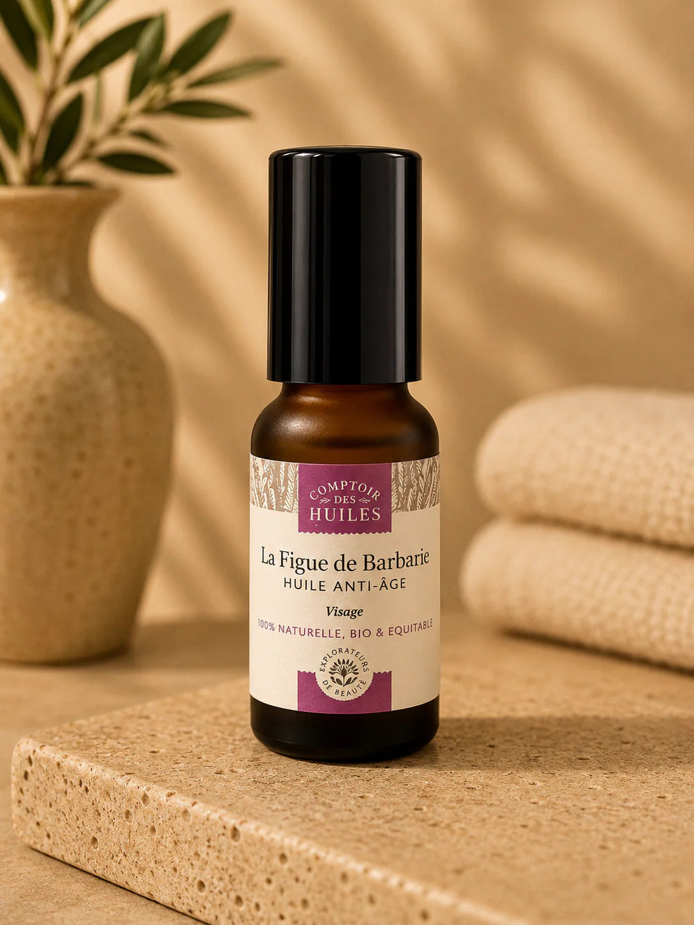 Huile de Pépins de Figue de Barbarie Bio – Anti-Âge Naturelle 100/100 sur Yuka