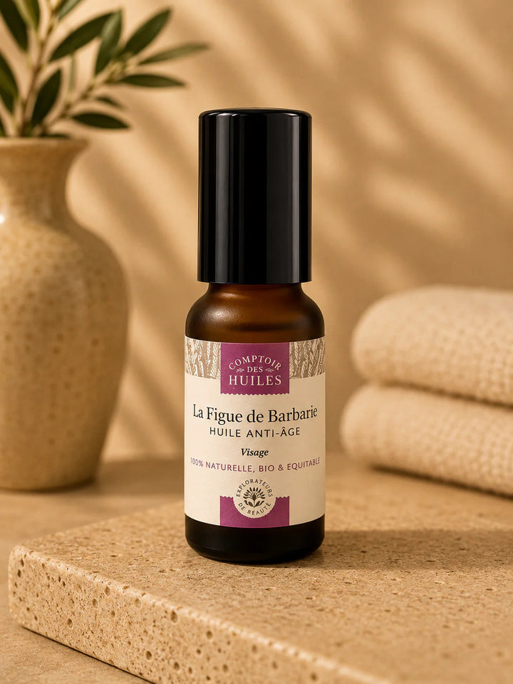 Huile de Pépins de Figue de Barbarie Bio – Anti-Âge Naturelle 100/100 sur Yuka
