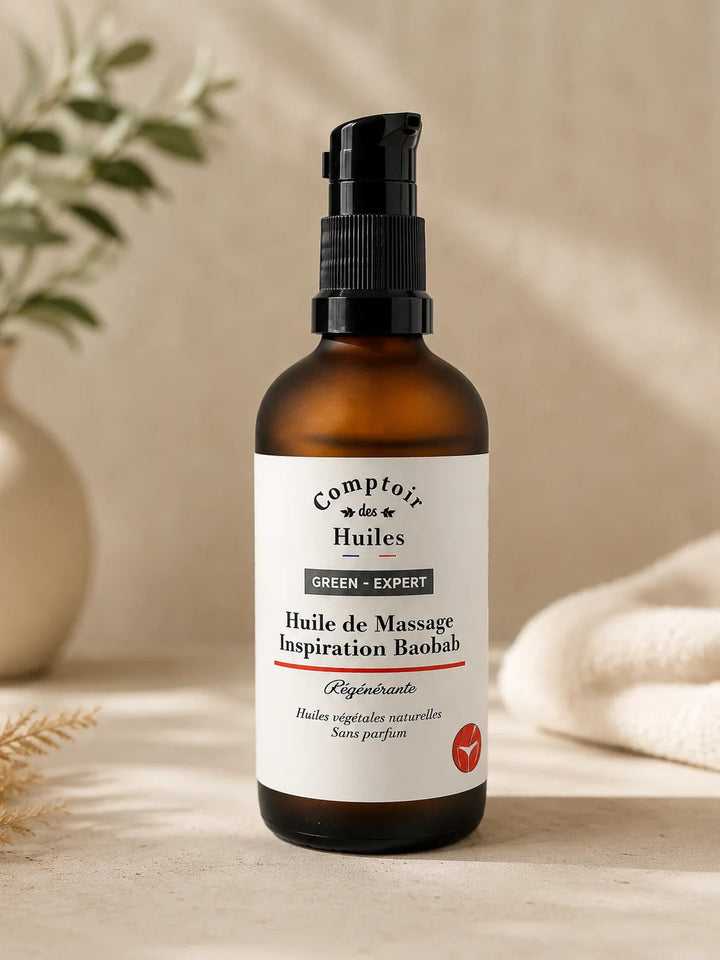 Huile de massage – sans parfum
