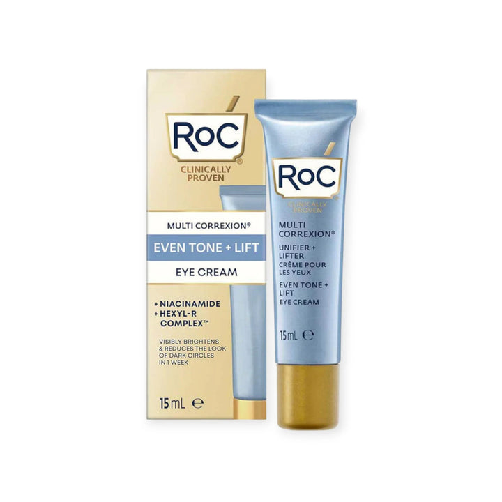 RoC Multi Correxion – Crème Yeux Éclat &amp; Fermeté à la Niacinamide &amp; Hexyl-R