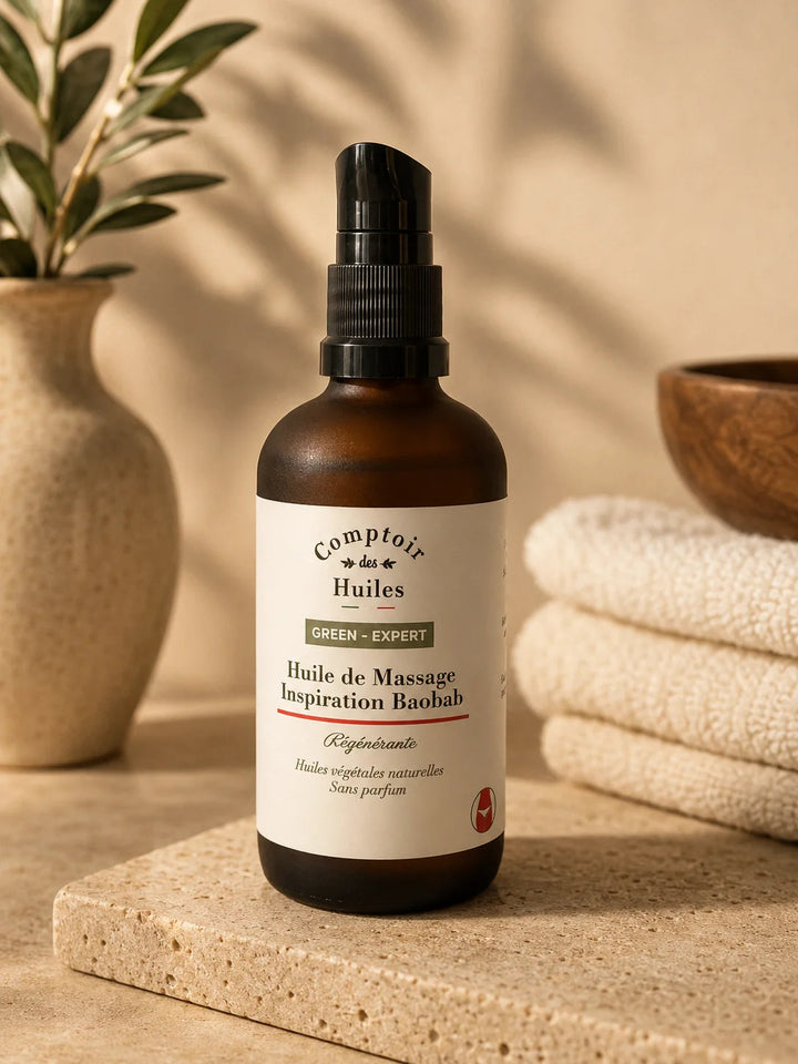 Huile de massage – sans parfum
