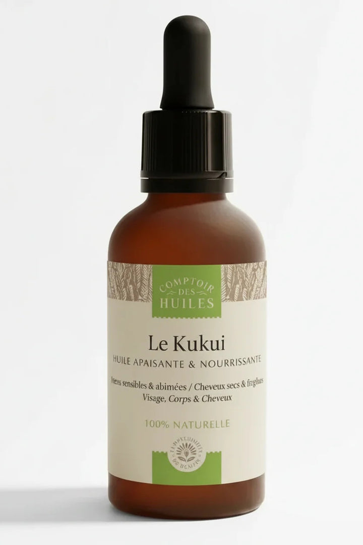 Huile de Kukui - Visage, Corps et Cheveux