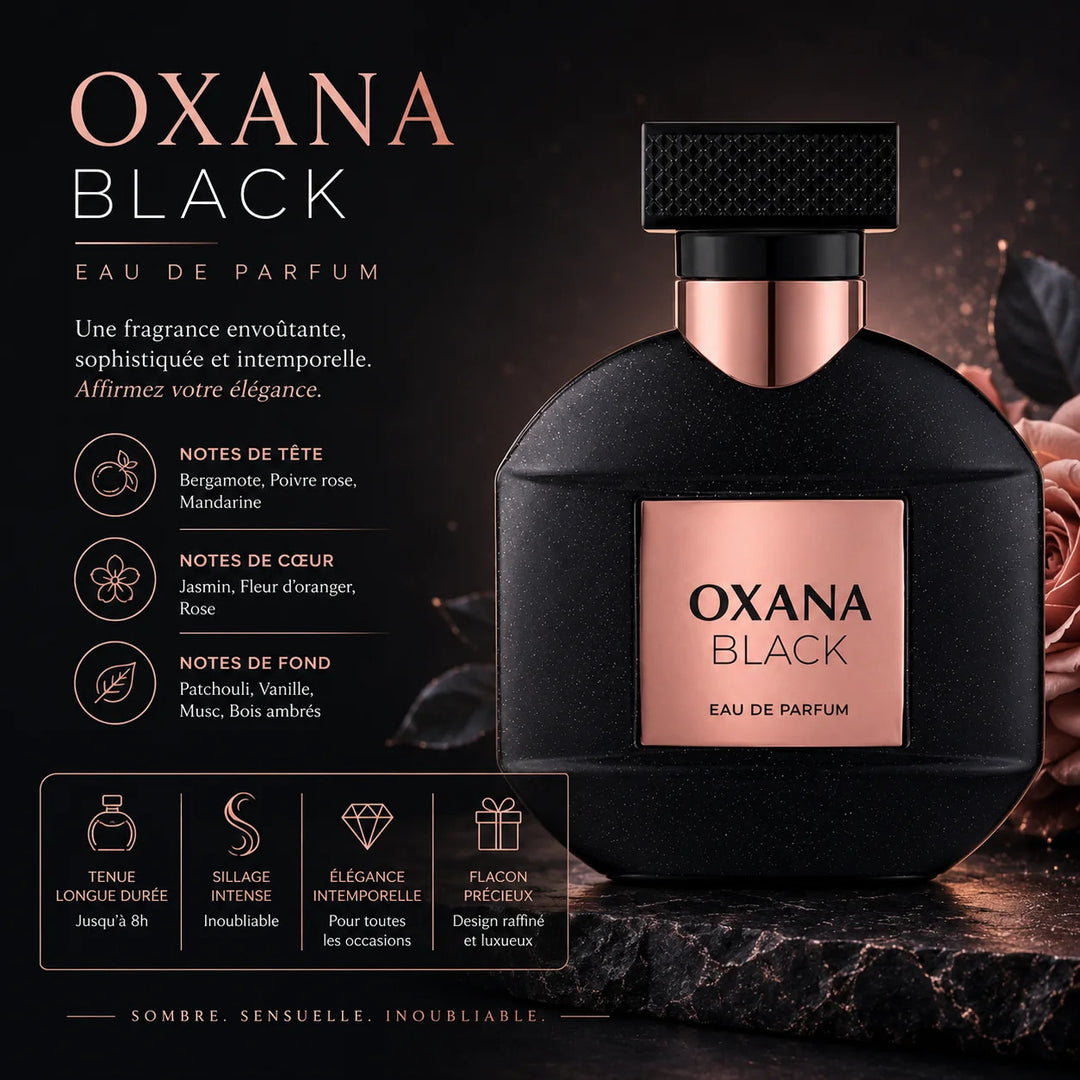 Oxana Black Eau de Parfum – Parfum Élégant Longue Tenue