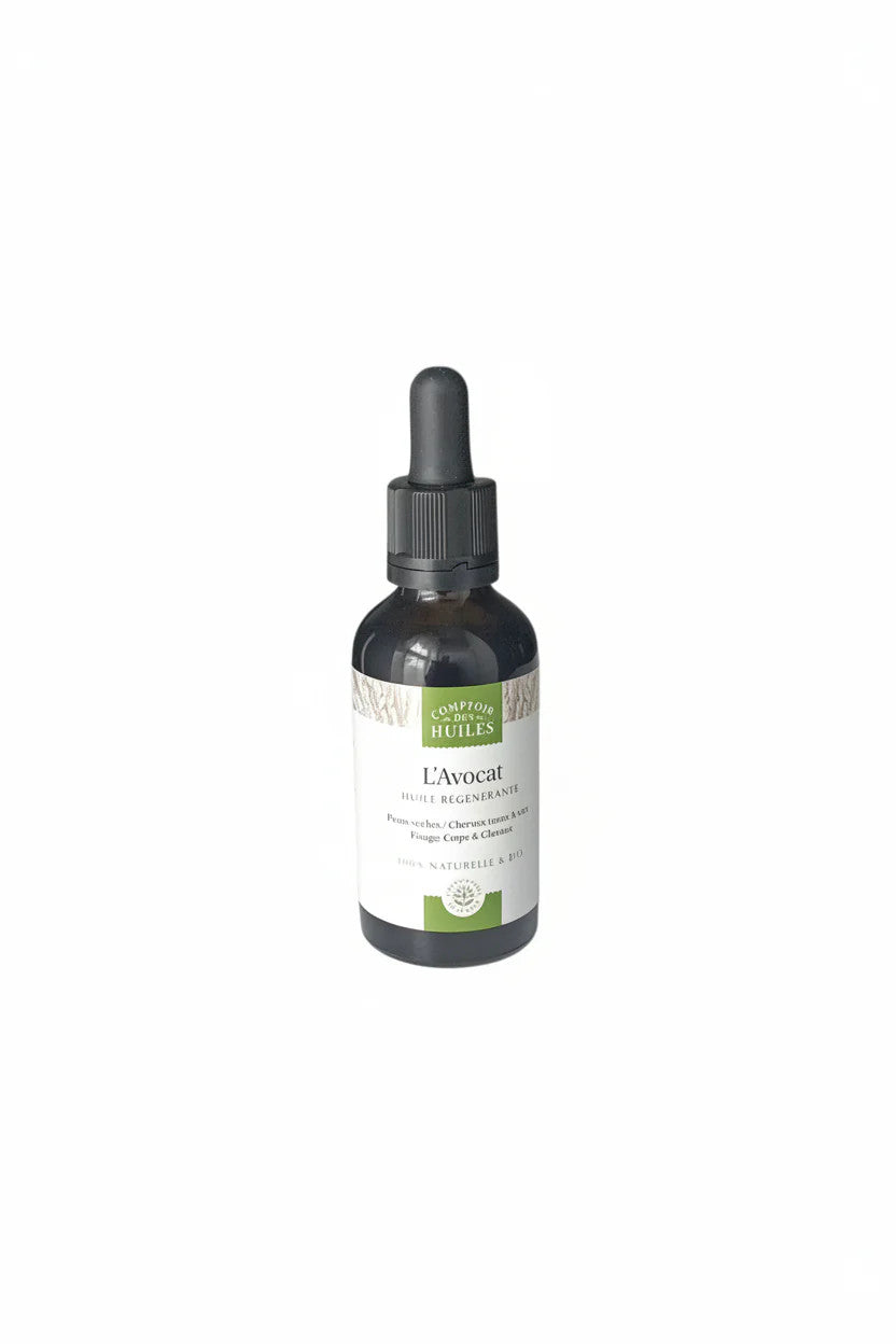 Huile d’Avocat Bio – Régénérante &amp; Nourrissante  Visage, Cheveux &amp; Corps  100