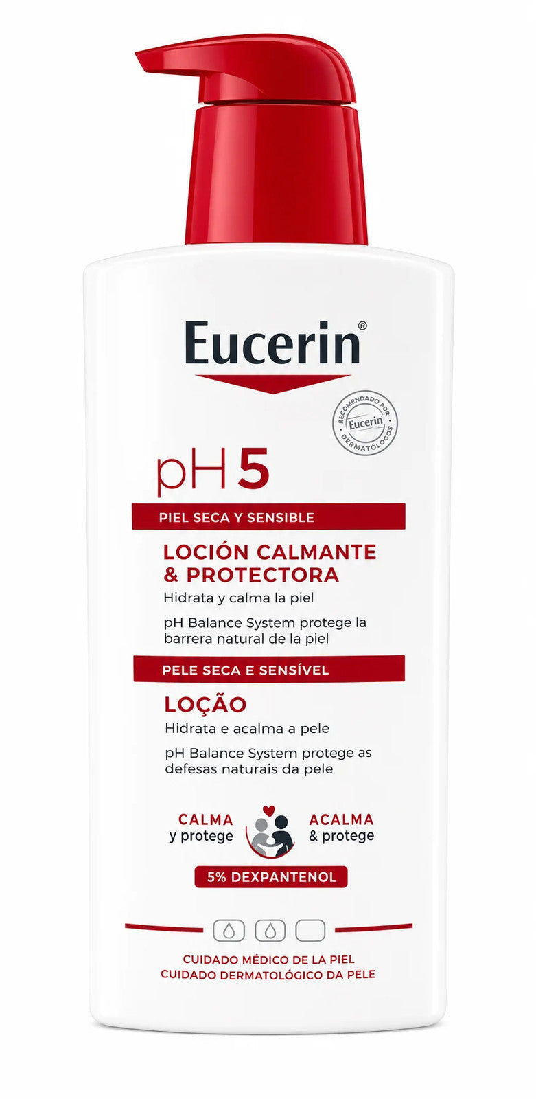Eucerin pH5 Lotion Calmante & Protectrice – Peaux Sèches et Sensibles – 400 ml