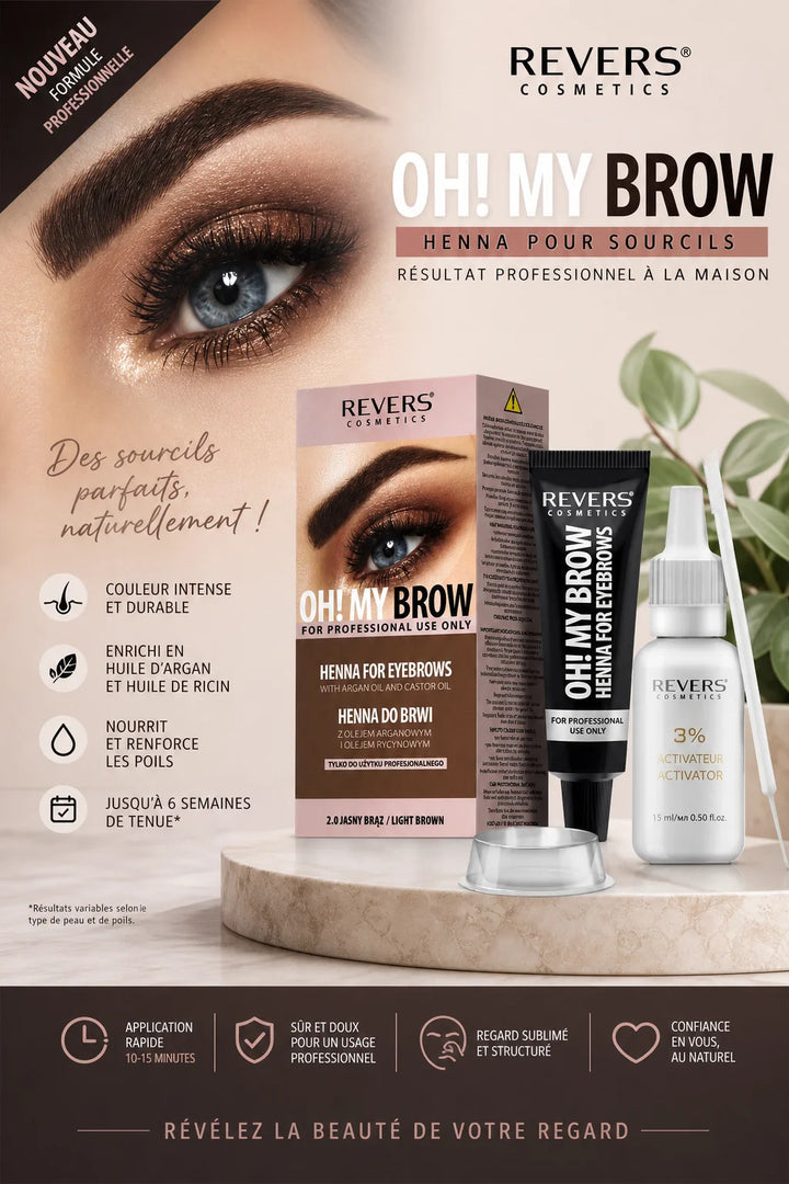 Kit de Coloration Sourcils Revers Oh! My Brow à l&