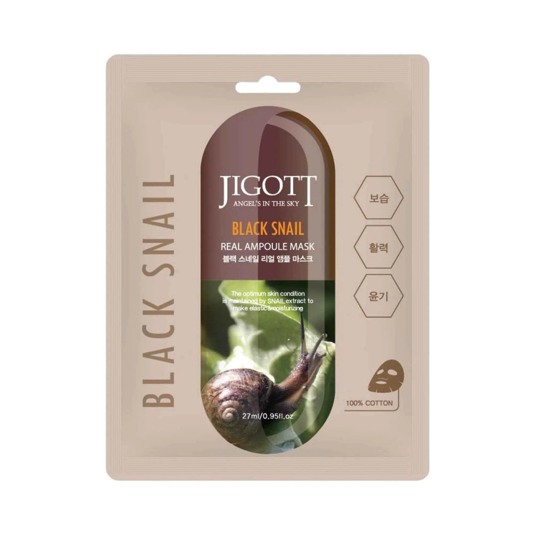 Jigott - Black Snail Real Ampoule Mask (27 ml)