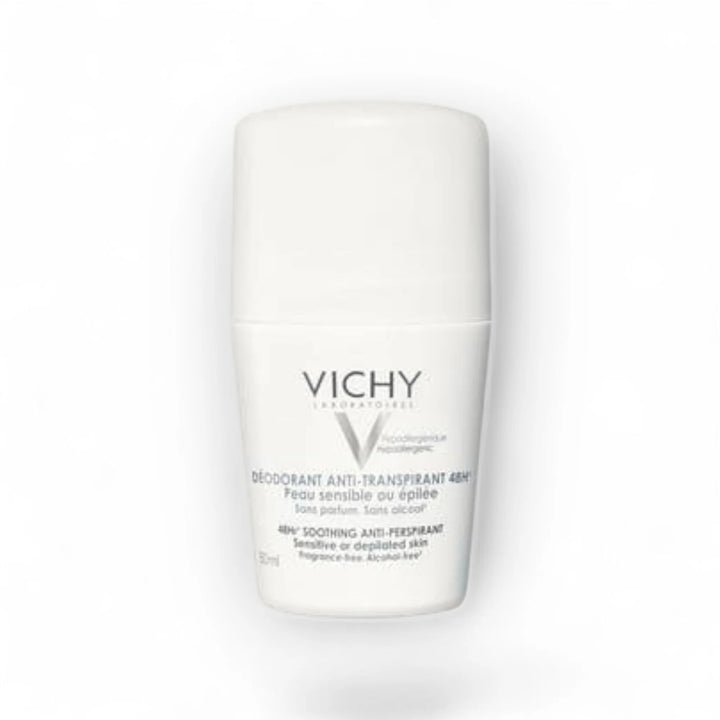 Vichy Déodorant Anti-Transpirant 48h Peaux Sensibles ou Épilées – 50 ml