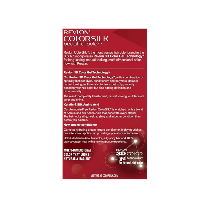 Revlon ColorSilk Beautiful Color 33 Châtain Foncé Naturel – Coloration