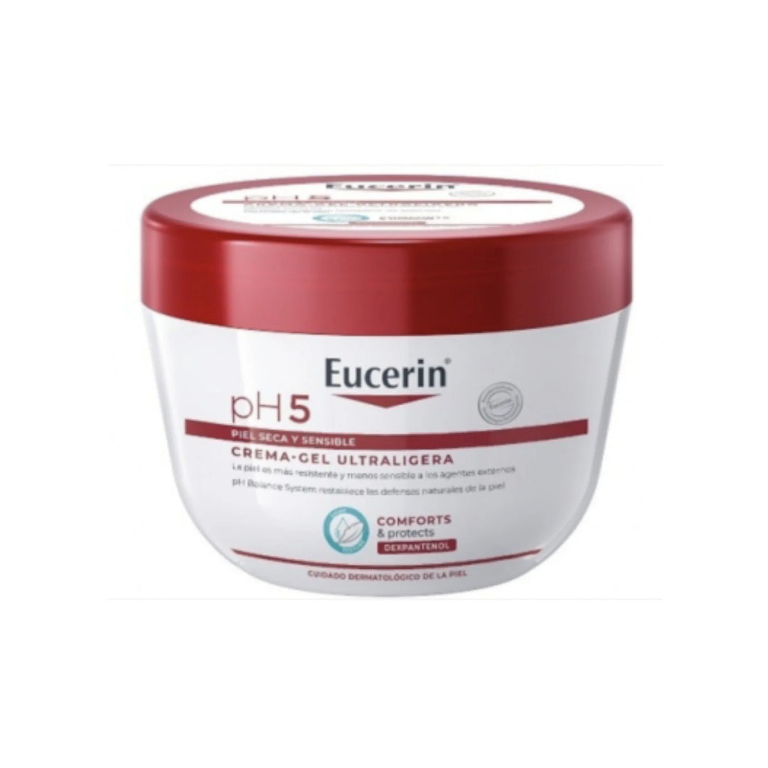 Eucerin pH5 Light Gel Cream – Peaux Sèches &amp; Sensibles – Hydratation Intense