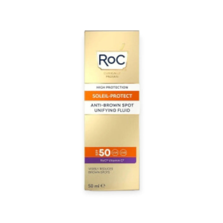 RoC Soleil-Protect Fluide Unificateur Anti-Taches Brunes SPF 50 – 50 ml