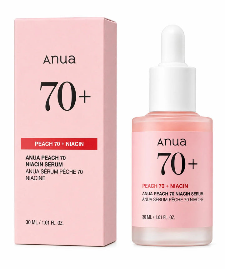 Anua – Sérum Éclat Pêche 70% à la Niacinamide – 30 ml