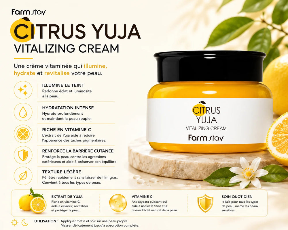 Farm Stay - Citrus Yuja Vitalizing Cream (100 g)
