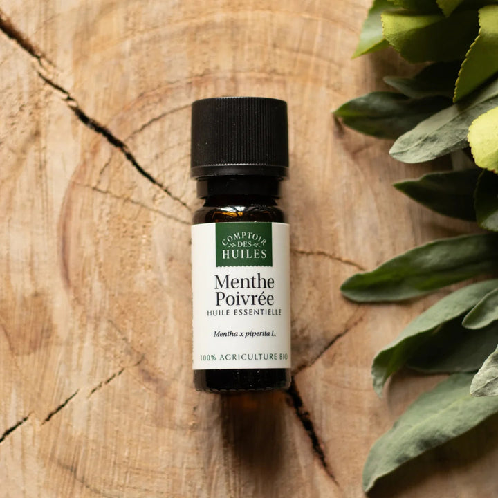 Huile Essentielle de Menthe Poivrée Bio – Pure, Rafraîchissante et Revitalisante