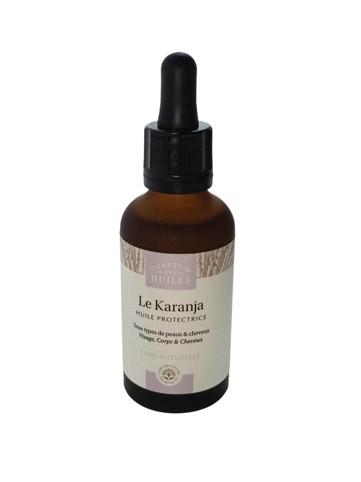 Huile de Karanja Bio – pour Visage, Corps et Cheveux | Comptoir des Huiles