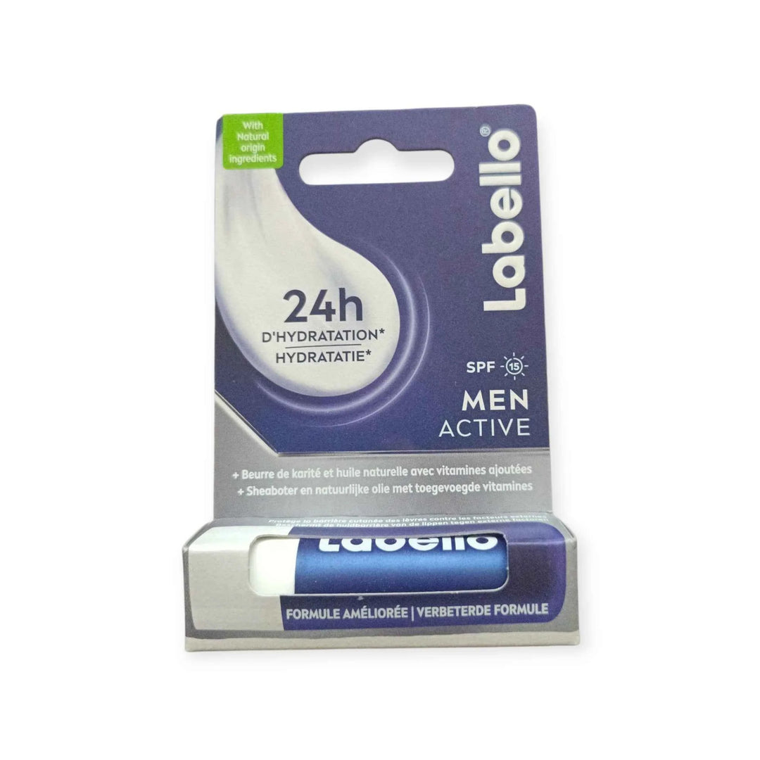 Labello Men Active Care – Soin des Lèvres