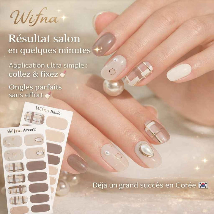 ÉDGEU - Perfect Gel Nail Wraps (ENP216 Pearl Locket)