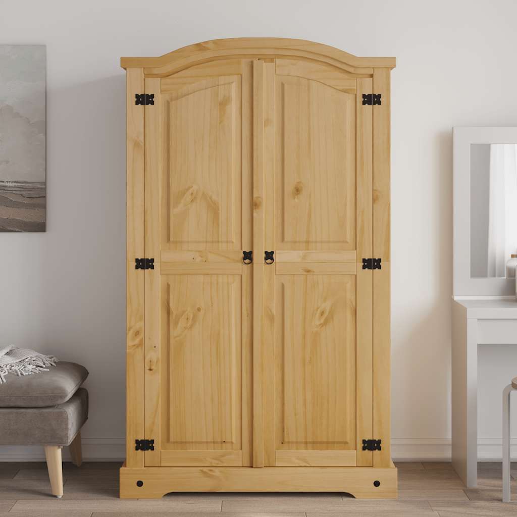 Garde-Robe Avec 2 Portes Gamme Corona Pin Mexicain