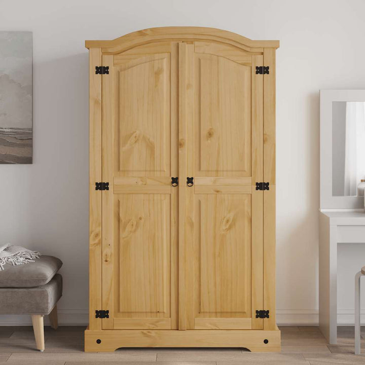 Garde-Robe Avec 2 Portes Gamme Corona Pin Mexicain