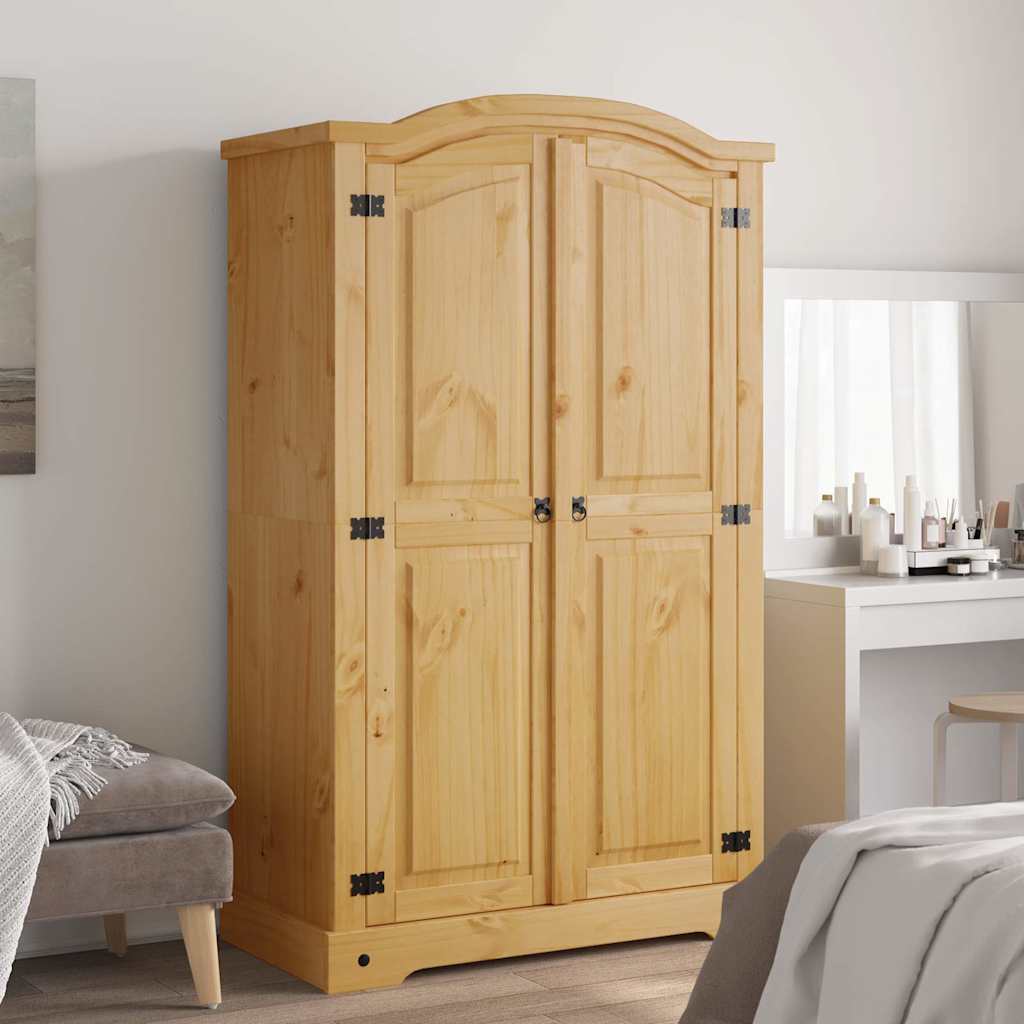 Garde-Robe Avec 2 Portes Gamme Corona Pin Mexicain