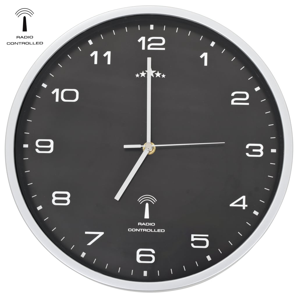 Horloge Murale Radioguidée Avec Mouvement À Quartz 31 Cm