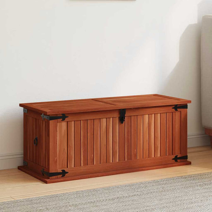 Coffre De Rangement Bois D'acacia Solide