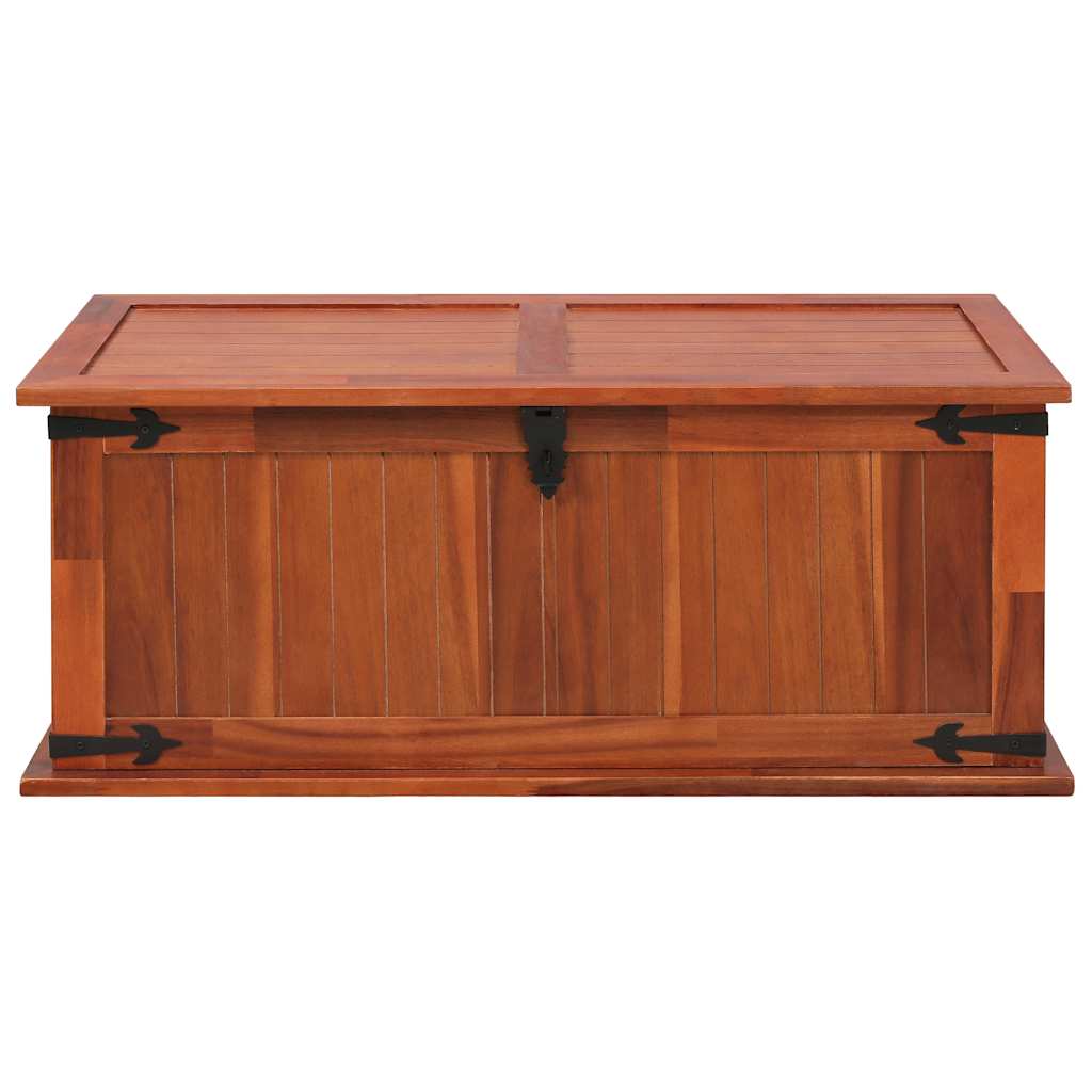 Coffre De Rangement Bois D'acacia Solide