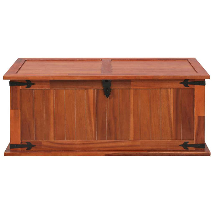 Coffre De Rangement Bois D'acacia Solide