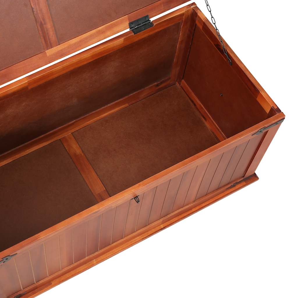 Coffre De Rangement Bois D'acacia Solide