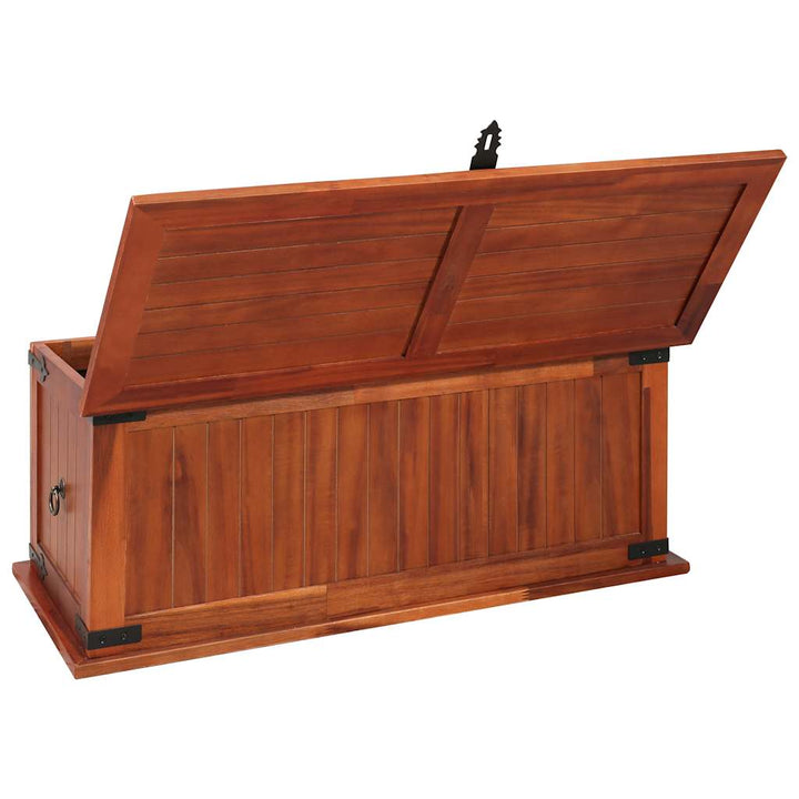 Coffre De Rangement Bois D'acacia Solide