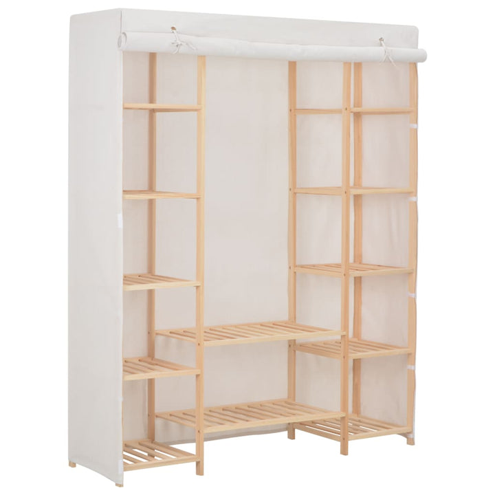 Garde-Robe 135 X 40 X 170 Cm Tissu
