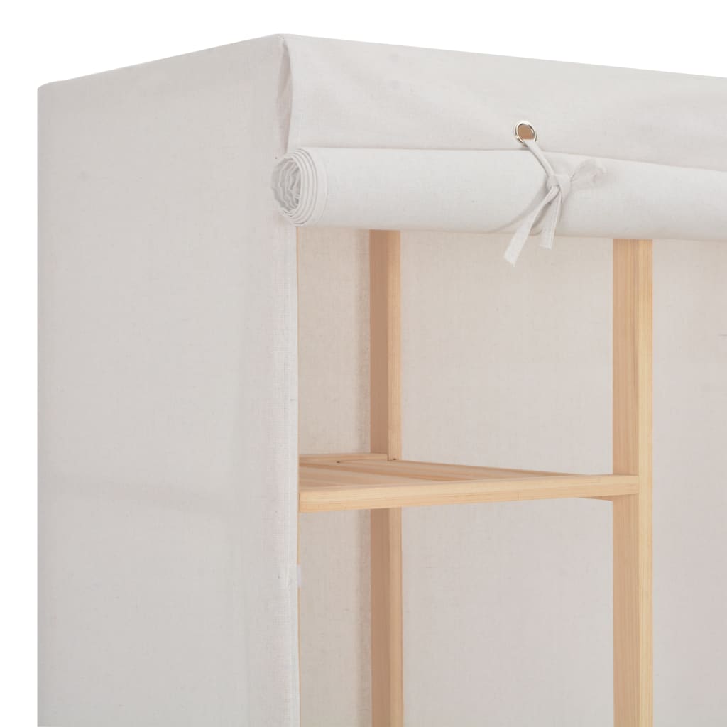 Garde-Robe 135 X 40 X 170 Cm Tissu