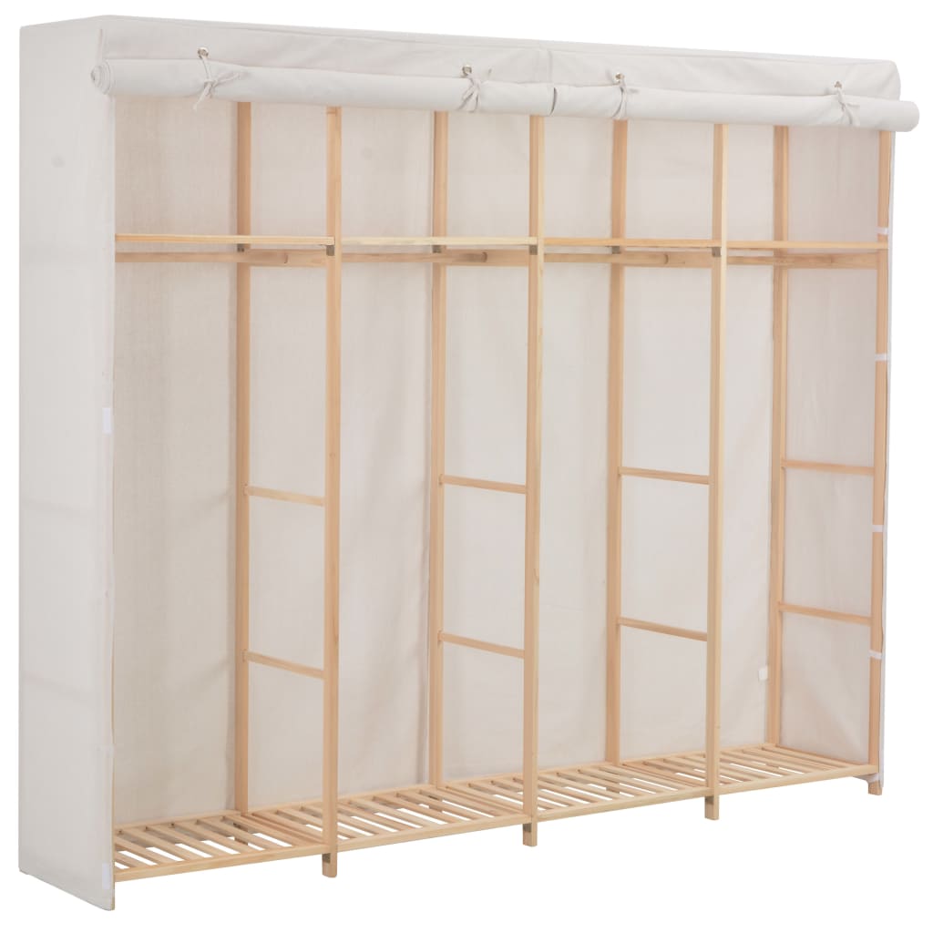 Garde-Robe 200 X 40 X 170 Cm Tissu