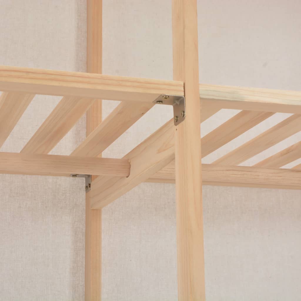 Garde-Robe 200 X 40 X 170 Cm Tissu