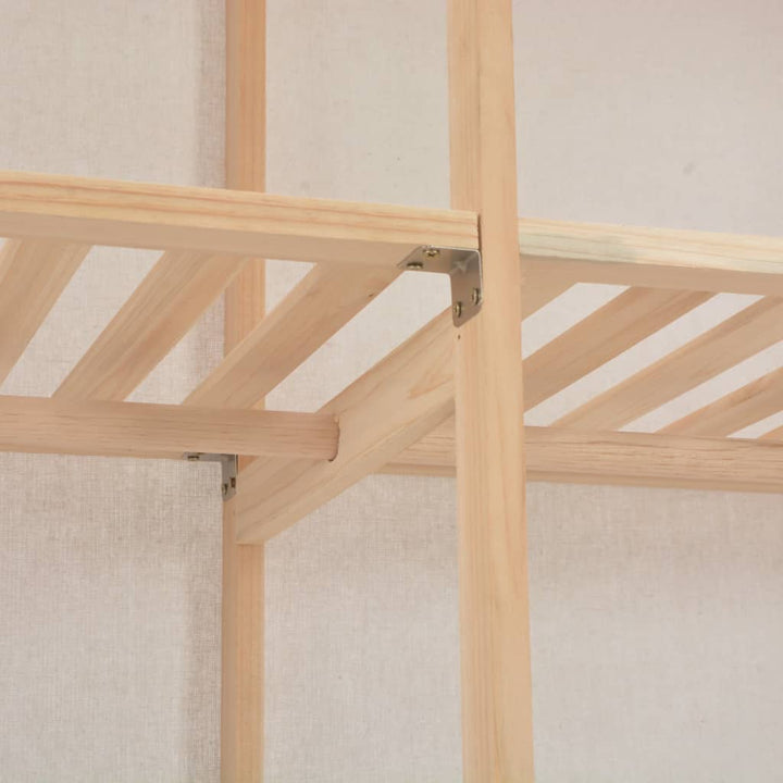 Garde-Robe 200 X 40 X 170 Cm Tissu