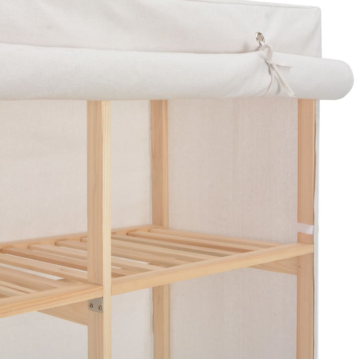 Garde-Robe 200 X 40 X 170 Cm Tissu