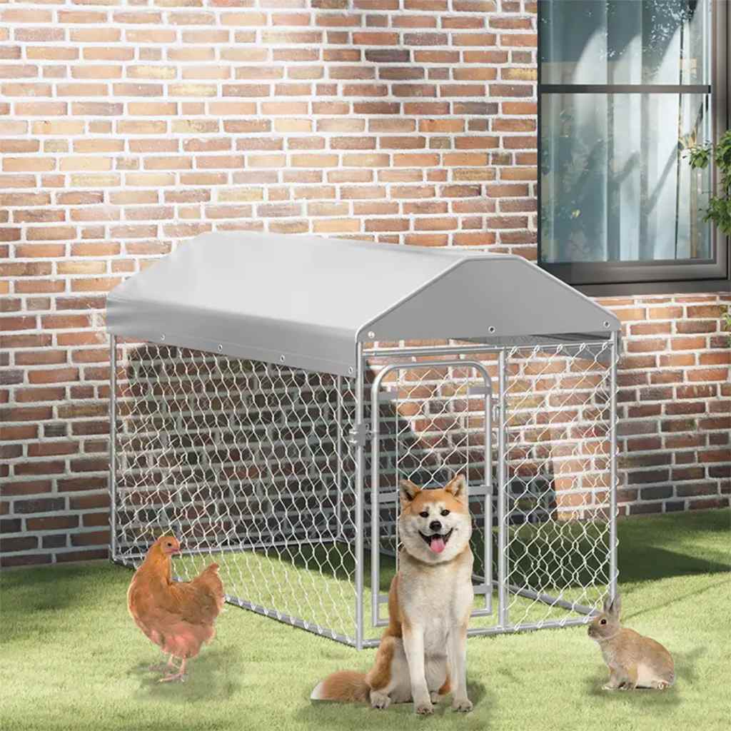 Chenil D'extérieur Avec Toit Pour Chiens