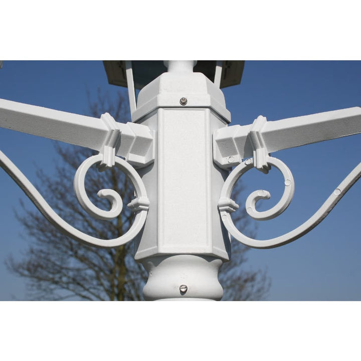 Lampadaire De Jardin 3 Bras 215 Cm Aluminium